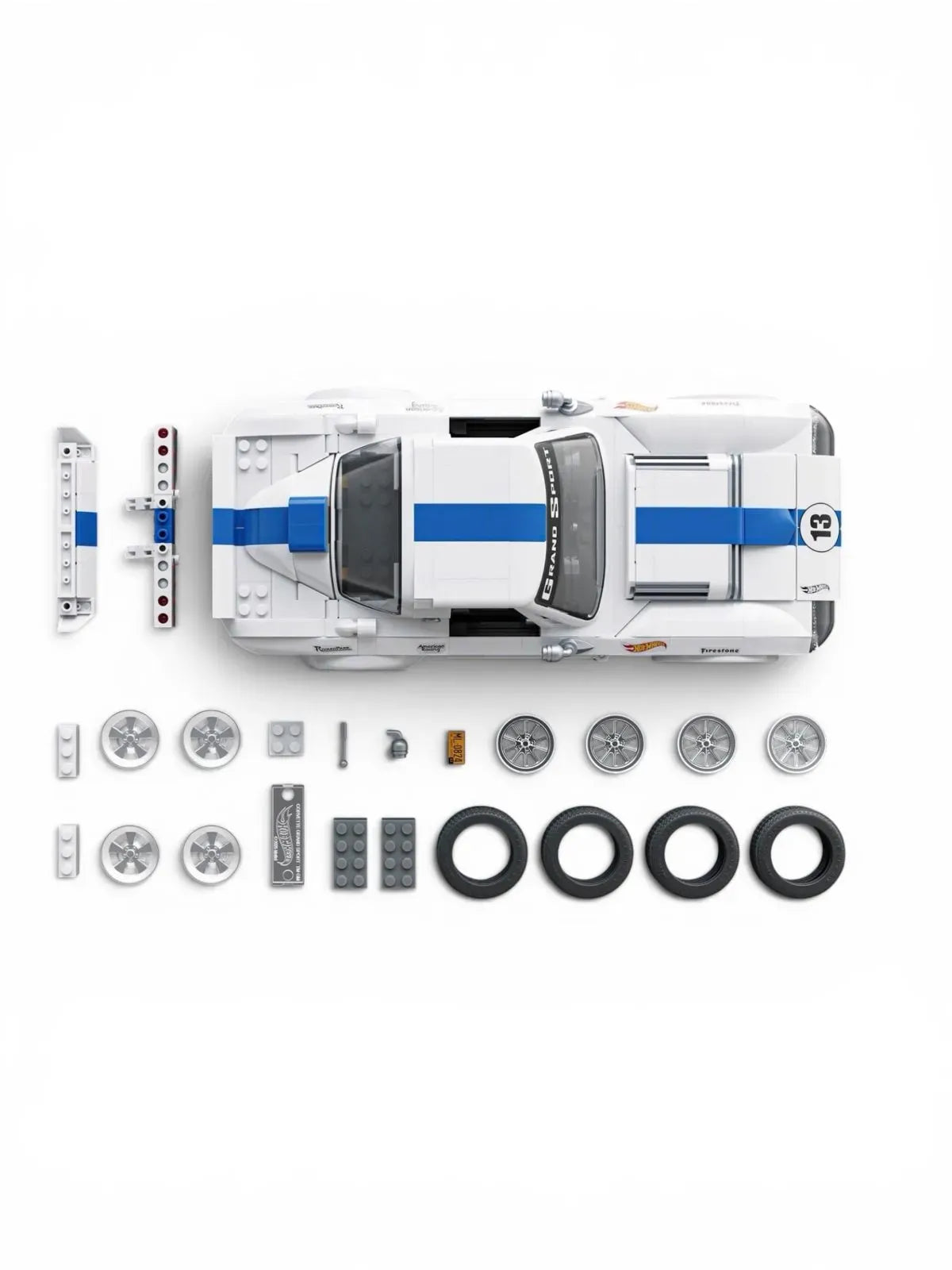 MATTEL HOT WHEELS BRICK SHOP ELITE SERIES - CORVETTE GRAND SPORT NEW