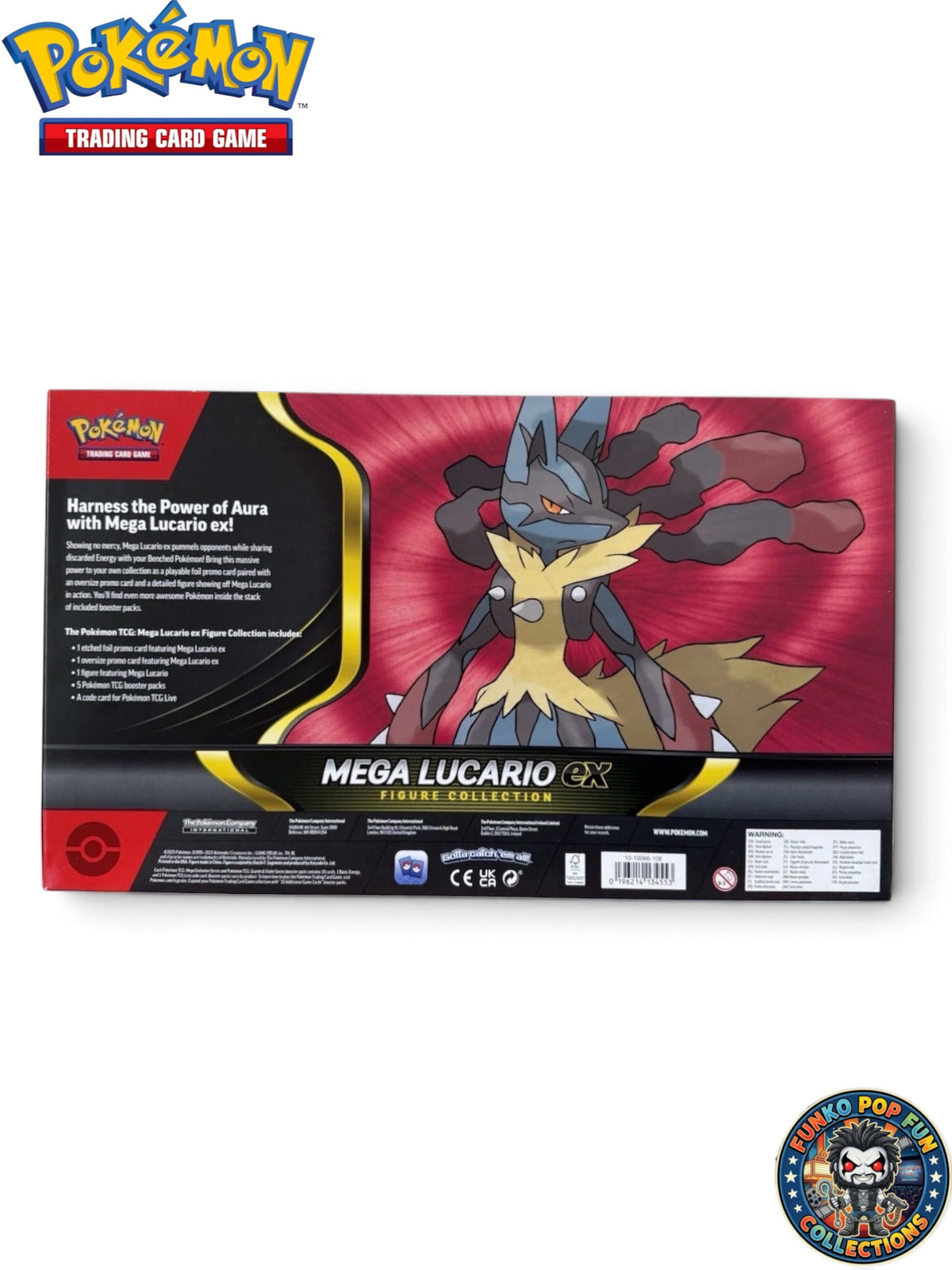 Pokemon TCG Mega Lucario Ex Figure & Charizard Ex Special Collection Box Sealed
