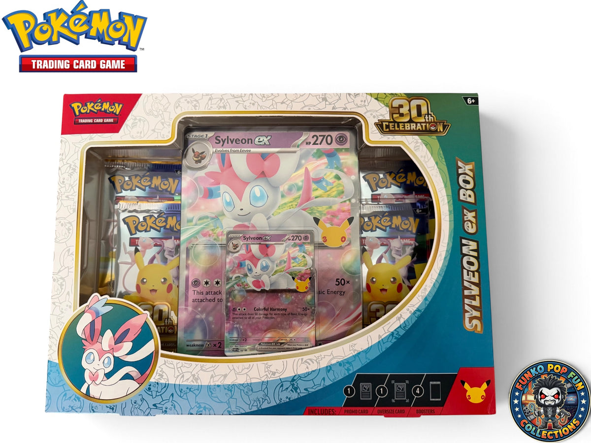 Mega Deal 30th Celebration Pokemon Offer of 5 Items - Inducing over 24 Booster Pack’s.