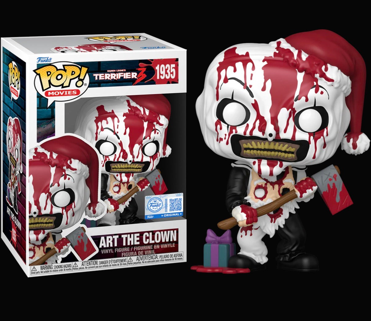 Funko Pop! EXCLUSIVE TERRIFIER 3 ART THE CLOWN 1935