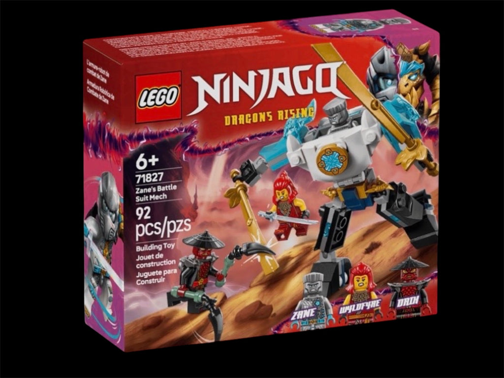 LEGO Ninjaro Zane's Battle Suit Mech Set.