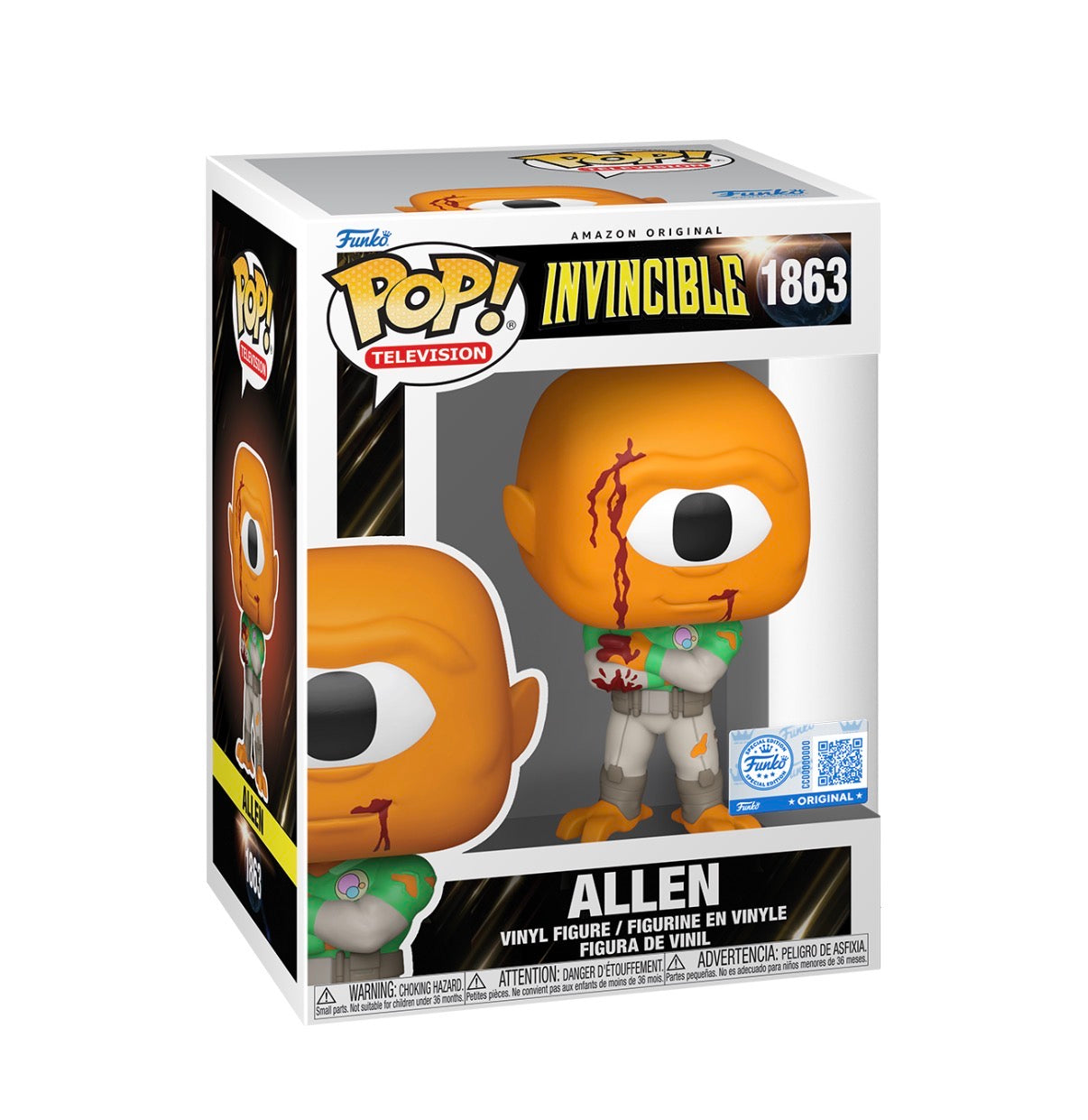 Funko Pop! EXCLUSIVE INVINCIBLE FIGURE ALLEN 1863