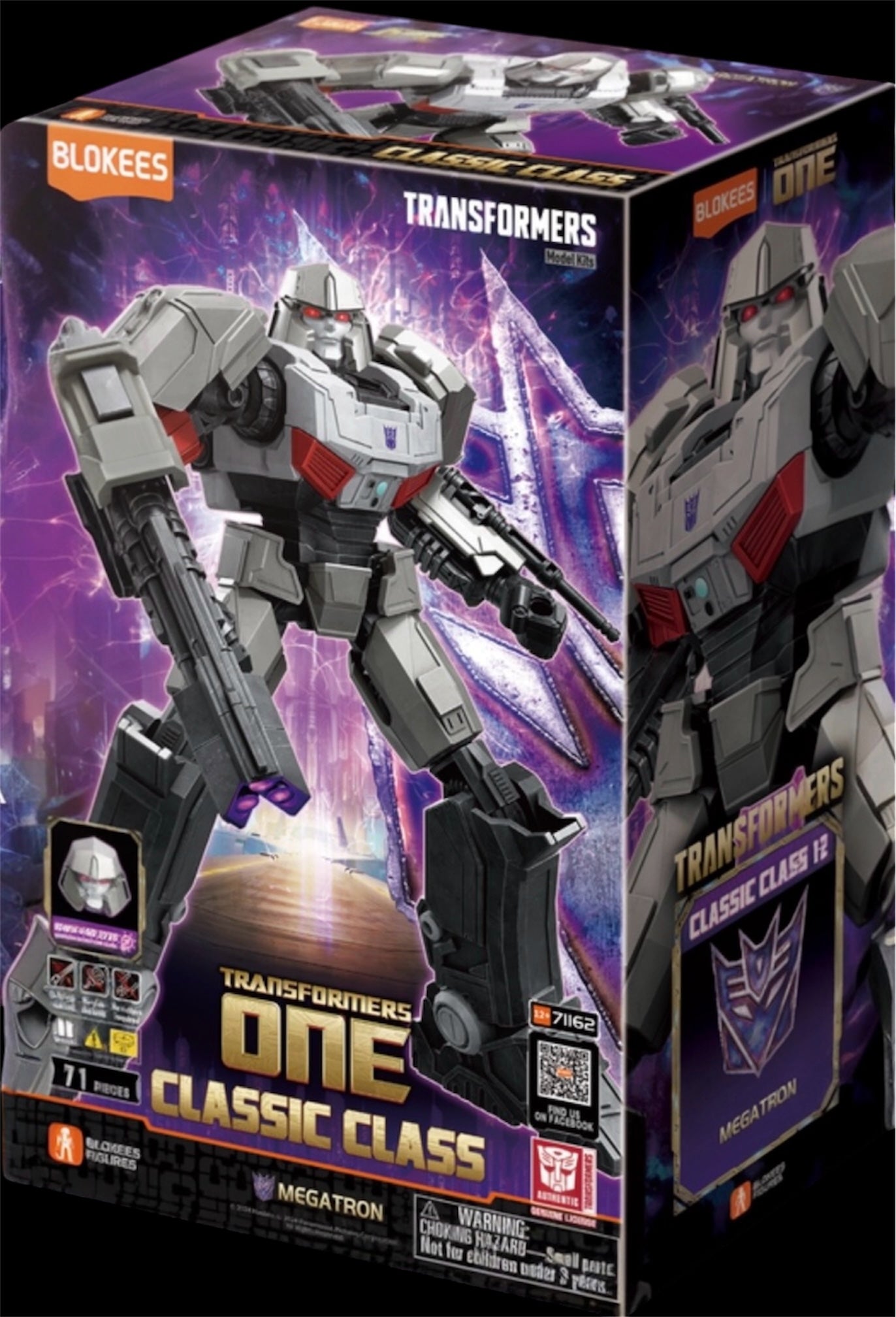 Blokees Transformers Classic Class 12
Buildable Megatron (ONE Movie Version).