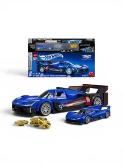MATTEL HOT WHEELS BRICK SHOP ELITE SERIES - CADILLAC PROJECT GTP HYPER CAR.