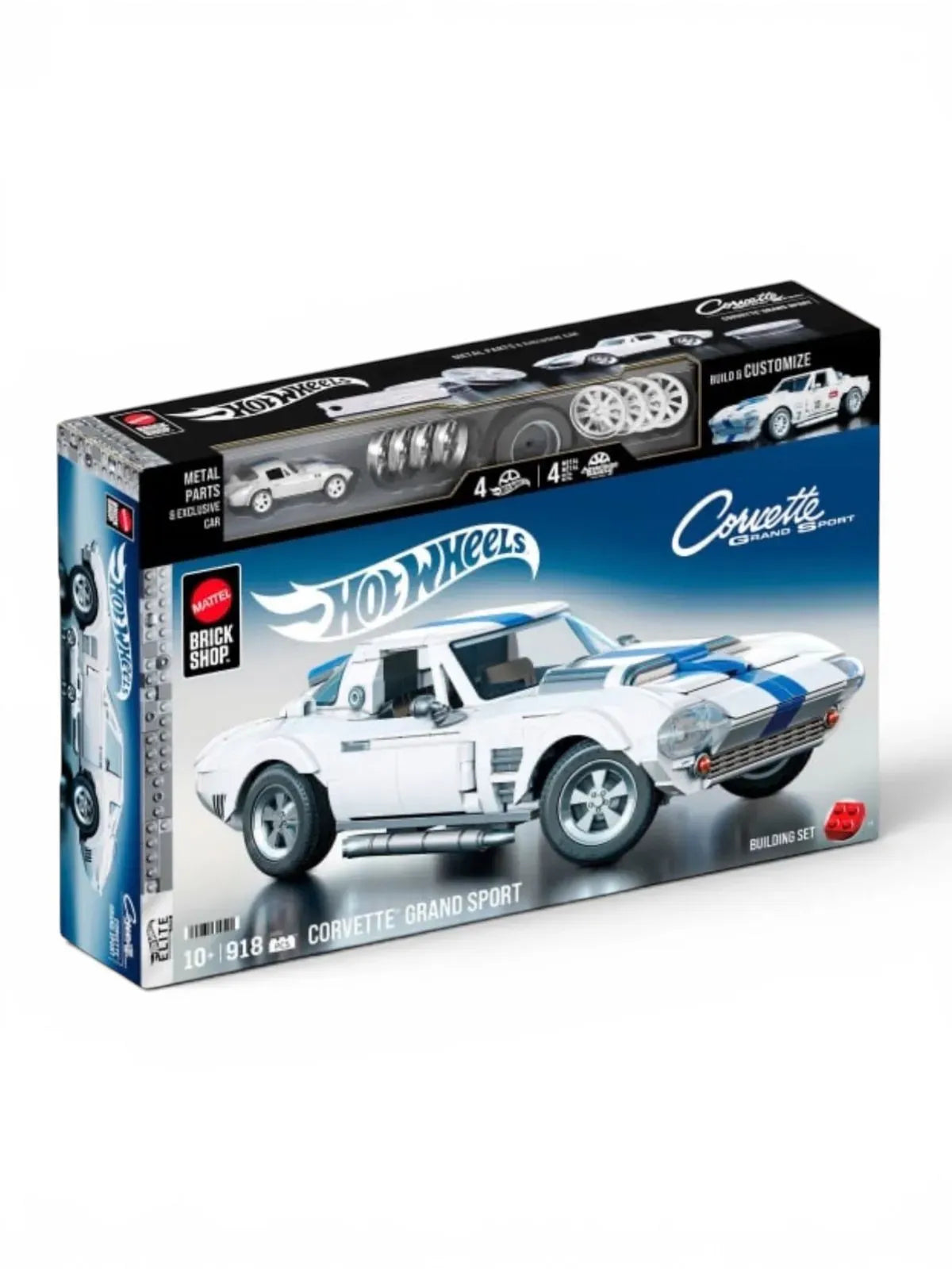 MATTEL HOT WHEELS BRICK SHOP ELITE SERIES - CORVETTE GRAND SPORT NEW
