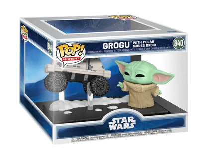 FUNKO POP! STAR WARS MOMENT GROGU WITH POLAR MOUSE DROID 840