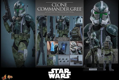 HOT TOYS SIXTH SCALE CLONE COMMANDER GREE MMS877 PRE-ORDER