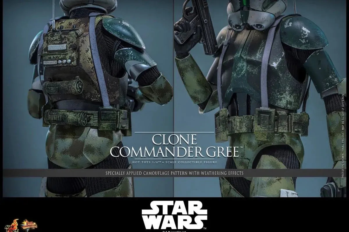 HOT TOYS SIXTH SCALE CLONE COMMANDER GREE MMS877 PRE-ORDER