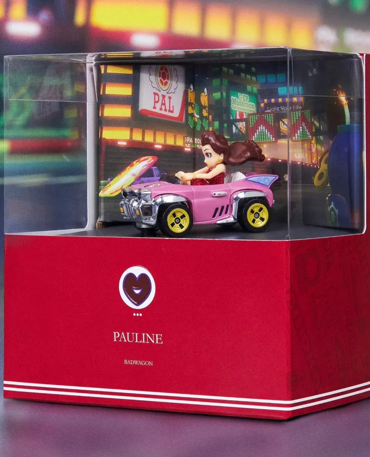 Mattel Exclusive Hot Wheels Mario Kart - Pauline Vehicle.
