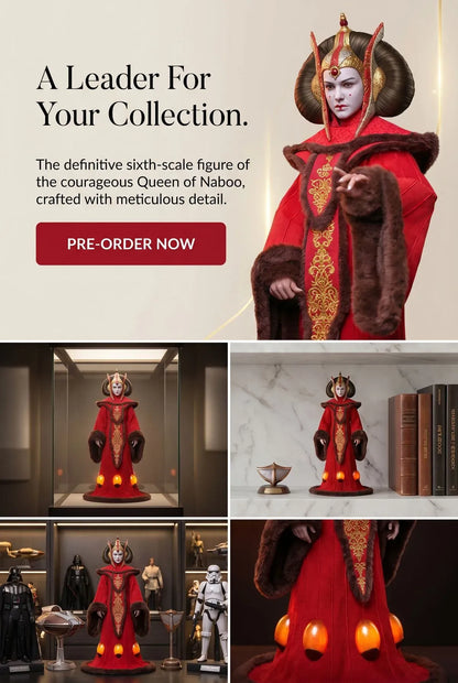 HOT TOYS QUEEN AMIDALA MMS883 **PRE-ORDER** Secure Yours Now.