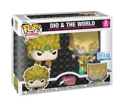 FUNKO POP! EXCLUSIVE JO JO'S BIZARRE ADVENTURE DIO & THE WORLD 2-PACK