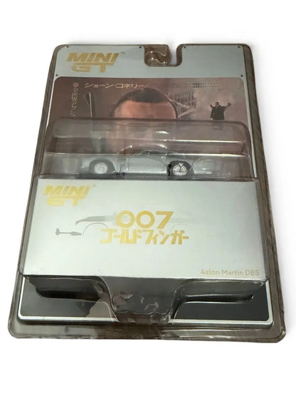 MINI GT JAPANESE VERSION 007 JAMES BOND ASTON MARTIN DB5 FROM GOLDFINGER.