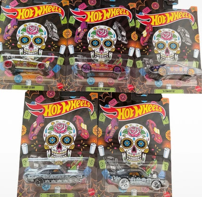 HOT WHEELS TARGET EXCLUSIVE HALLOWEEN SET OF 5 CARS.