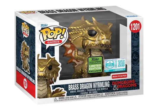 FUNCO POP! LIMITED EDITION SUPREME BRASS DRAGON WYRMLING  1201