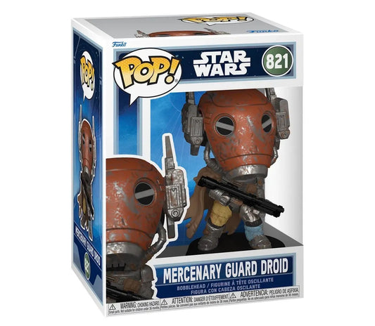FUNKO POP! STAR WARS MERCENARY GUARD DROID 821