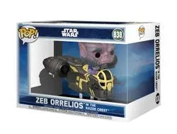 FUNKO POP! STAR WARS DELUXE RIDES ZEB ORRELIOS IN RAZOR CREST 838