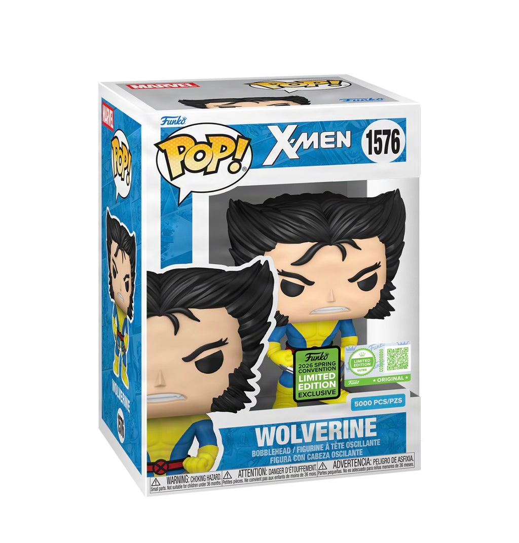 Funko Pop! EXCLUSIVE MARVEL WOLVERINE 5,000 ULTRA LIMITED EDITION FIGURE 1576.