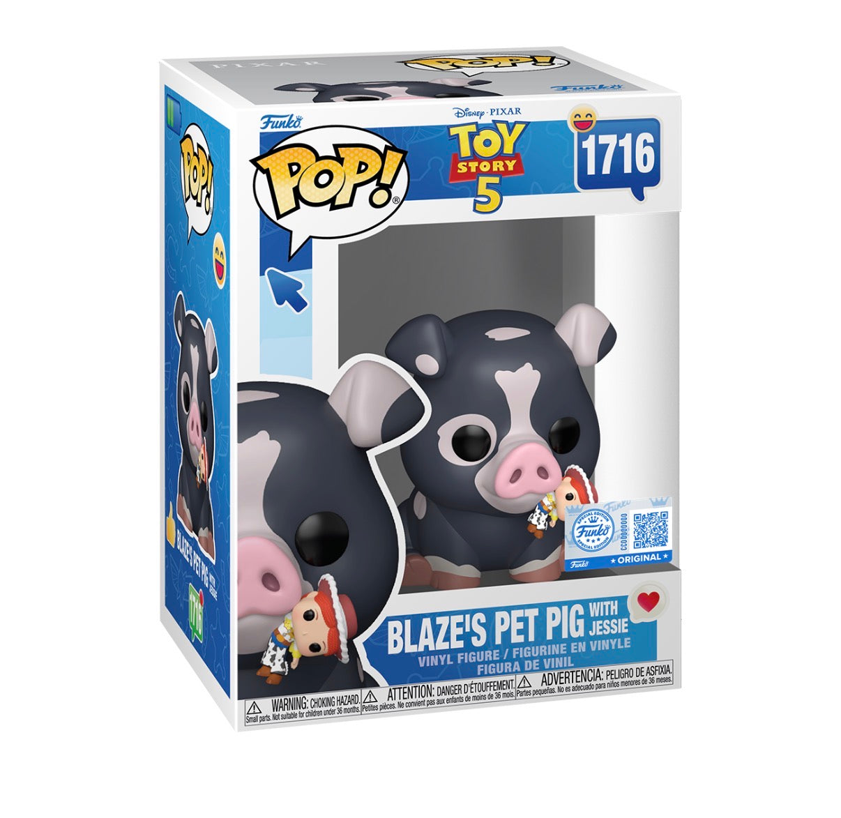 Funko Pop! EXCLUSIVE TOY STORY 5 BLAZE’S TOY PIG WITH JESSY 1716.