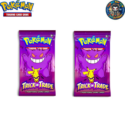 Pokemon Trick Or Trade Halloween 2024 USA Exclusive 2 x Booster Pack Sealed.