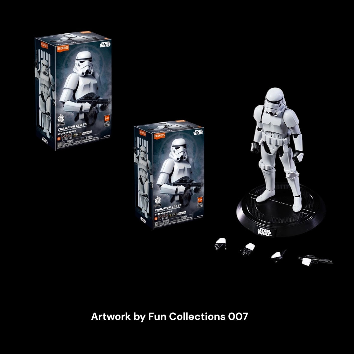 New Star Wars Blokees Stormtrooper Model Figure.