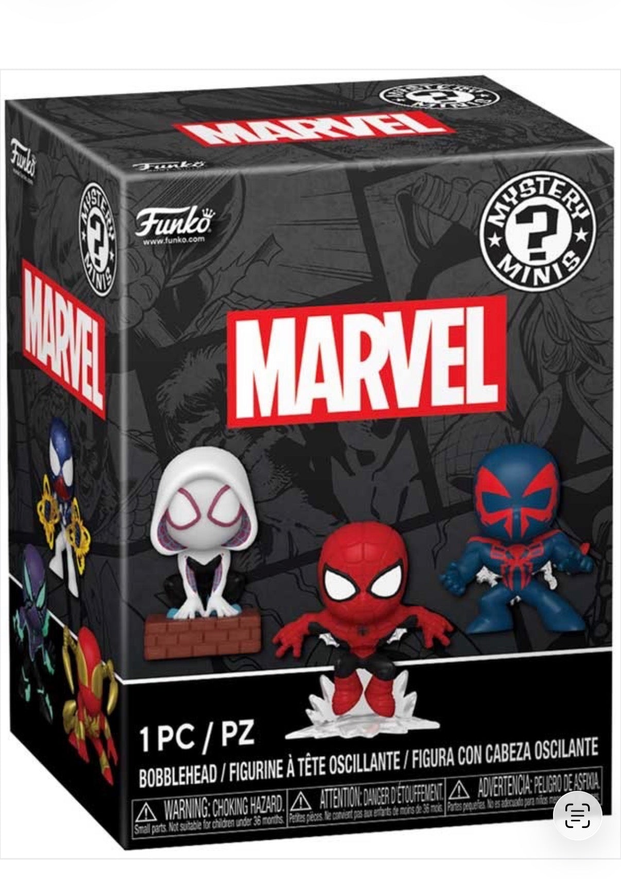FUNKO MYSTERY MINI: SPIDER - MAN COMICS ASSORTED BLIND BOX.