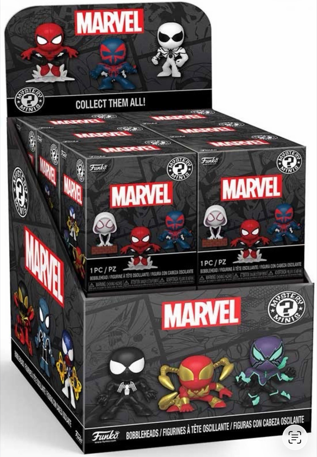 FUNKO MYSTERY MINI: SPIDER - MAN COMICS ASSORTED BLIND BOX.