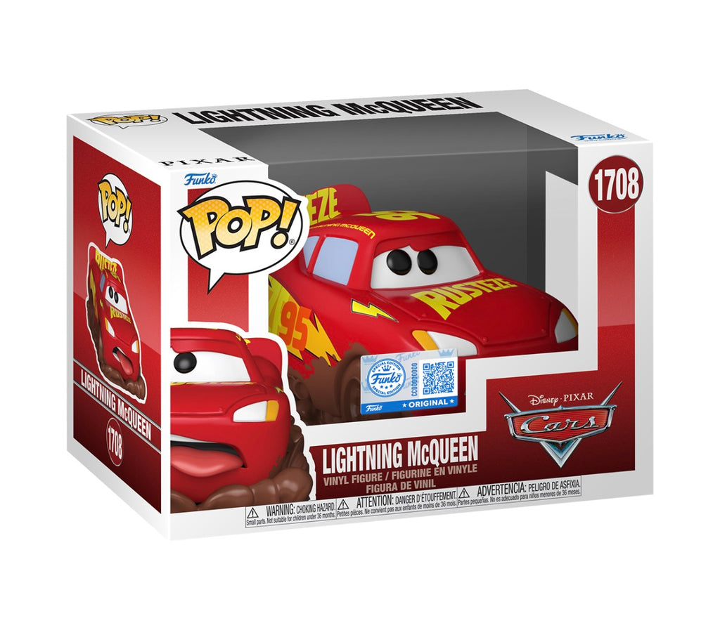Funko Pop! EXCLUSIVE LIGHTNING McQUEEN CAR 1708