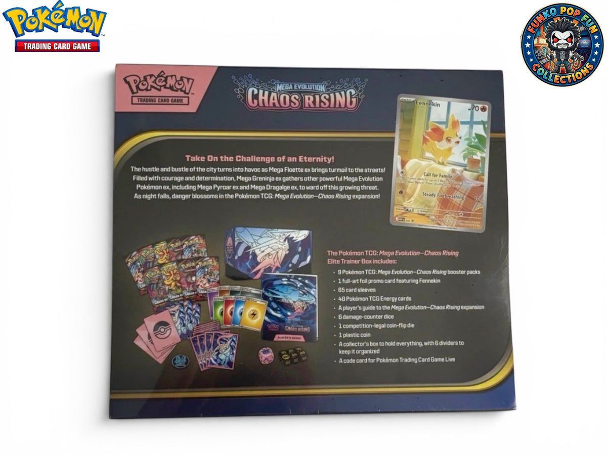 Pokémon Chaos Rising ETB Elite Trainer Box New Factory Sealed.