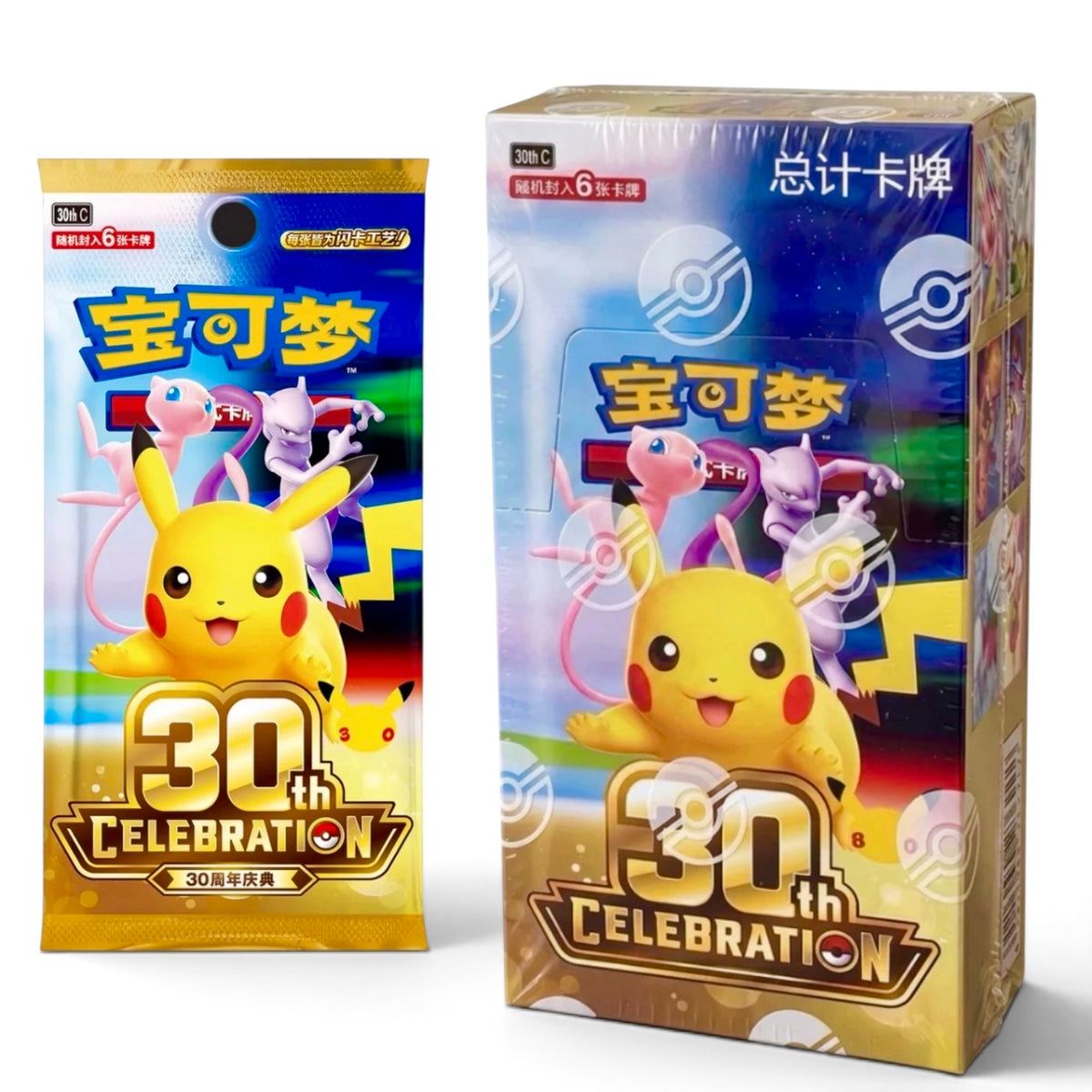 Pokemon 30th Celebration Chinese Booster Box Pre-Order 25th Sep.