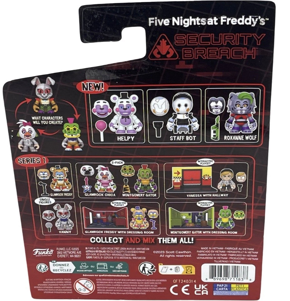 Funko Snaps! Five Nights at Freddy’s Official Staff Bot.