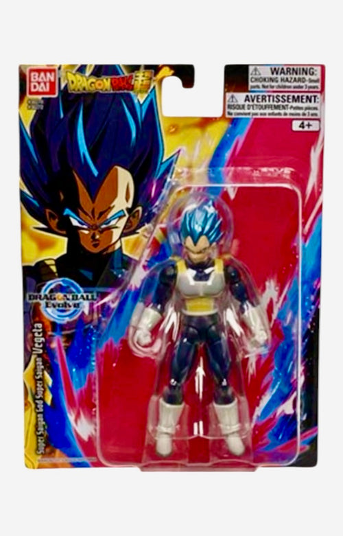 BAN-DAI Dragon Ball Evolve Super Saiyan God Vegeta 12.5cm Action Figure - Collector's Dream.