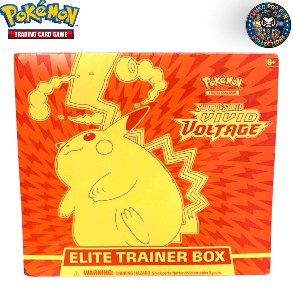 Pokemon TCG Sword & Shield Vivid Voltage 2020 Elite ETB Trainer Box.