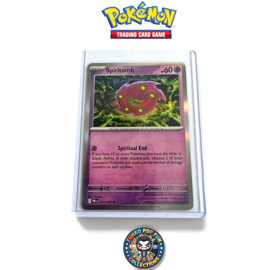 SPIRITOMB 035/084 RARE PITCH BLACK POKEMON REVERSE HOLO NM/M Single Card.