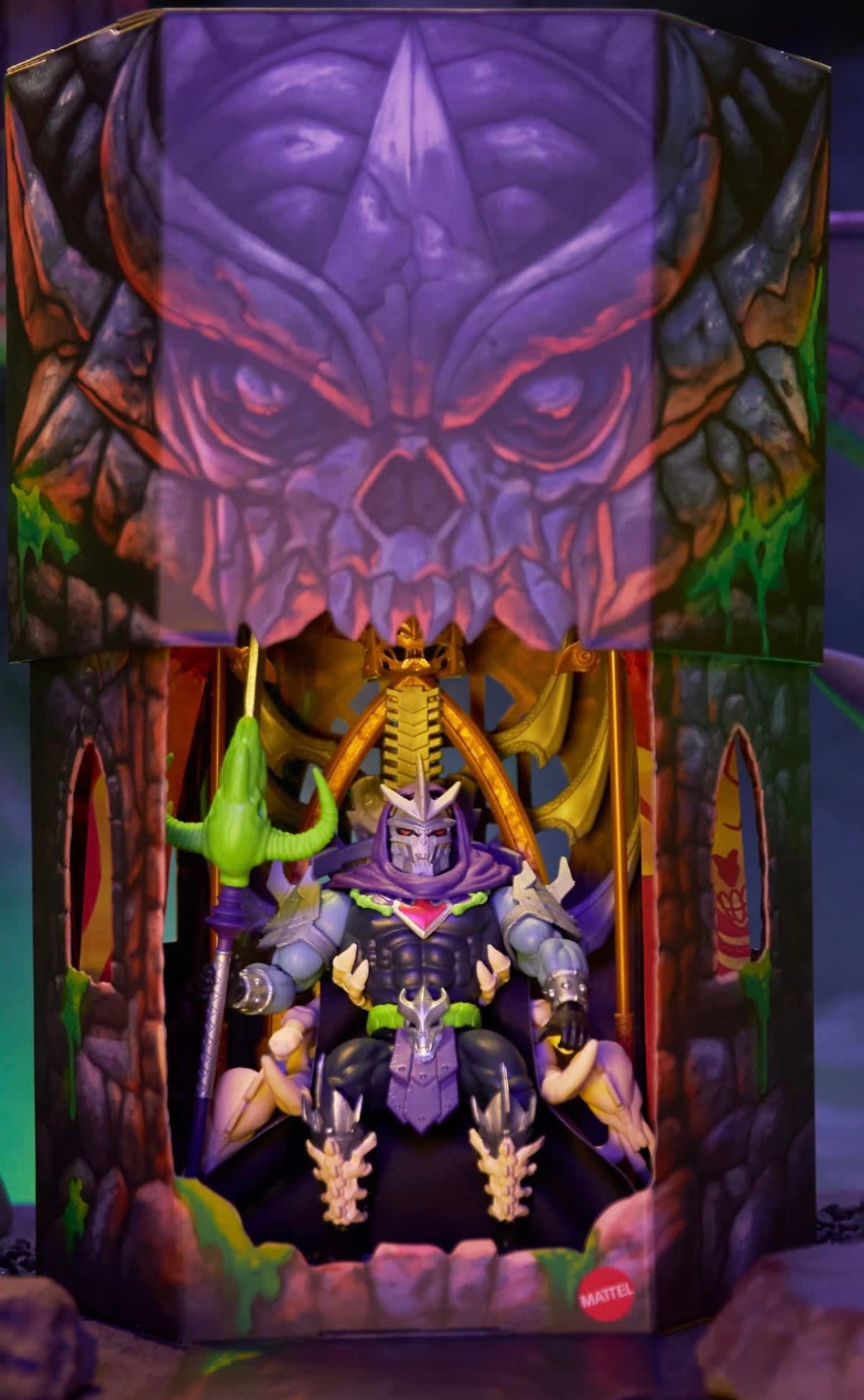Turtles of Grayskull Skele-Shredder Exclusive Action Figure Box Set.