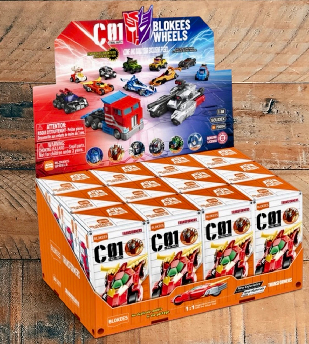 Blokees Wheels Transformers Vehicle C01 Blind Box Assembly Model Kits