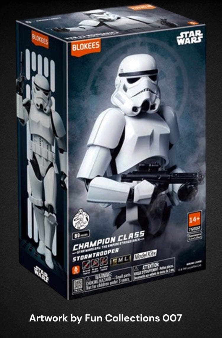 New Star Wars Blokees Stormtrooper Model Figure.