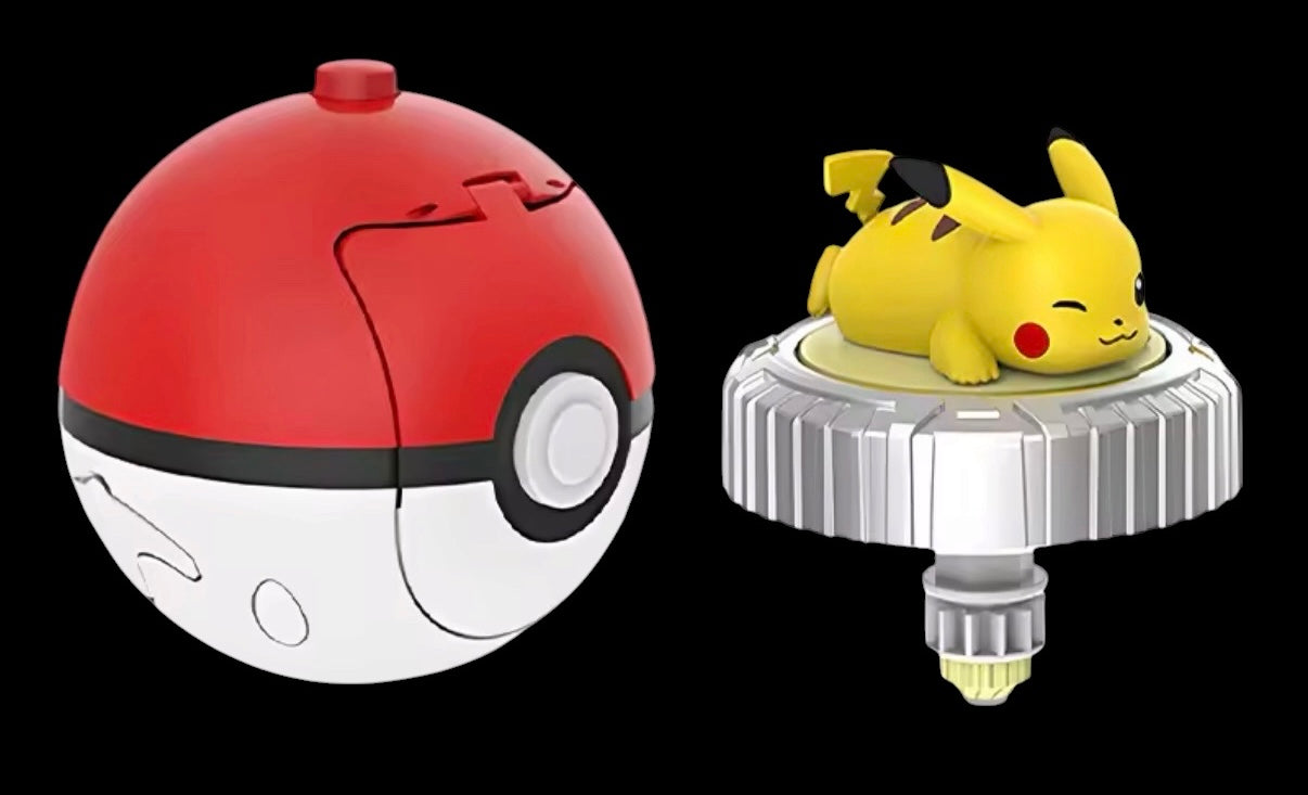 New Pokémon Pikachu The Electric Dynamo Spinning Battling Top.