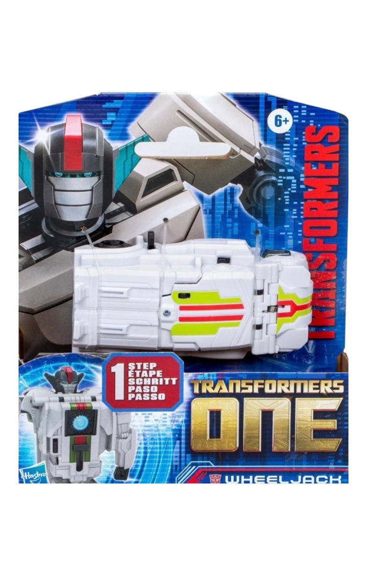 Hasbro Transformers One Wheel Jack Action Figure.