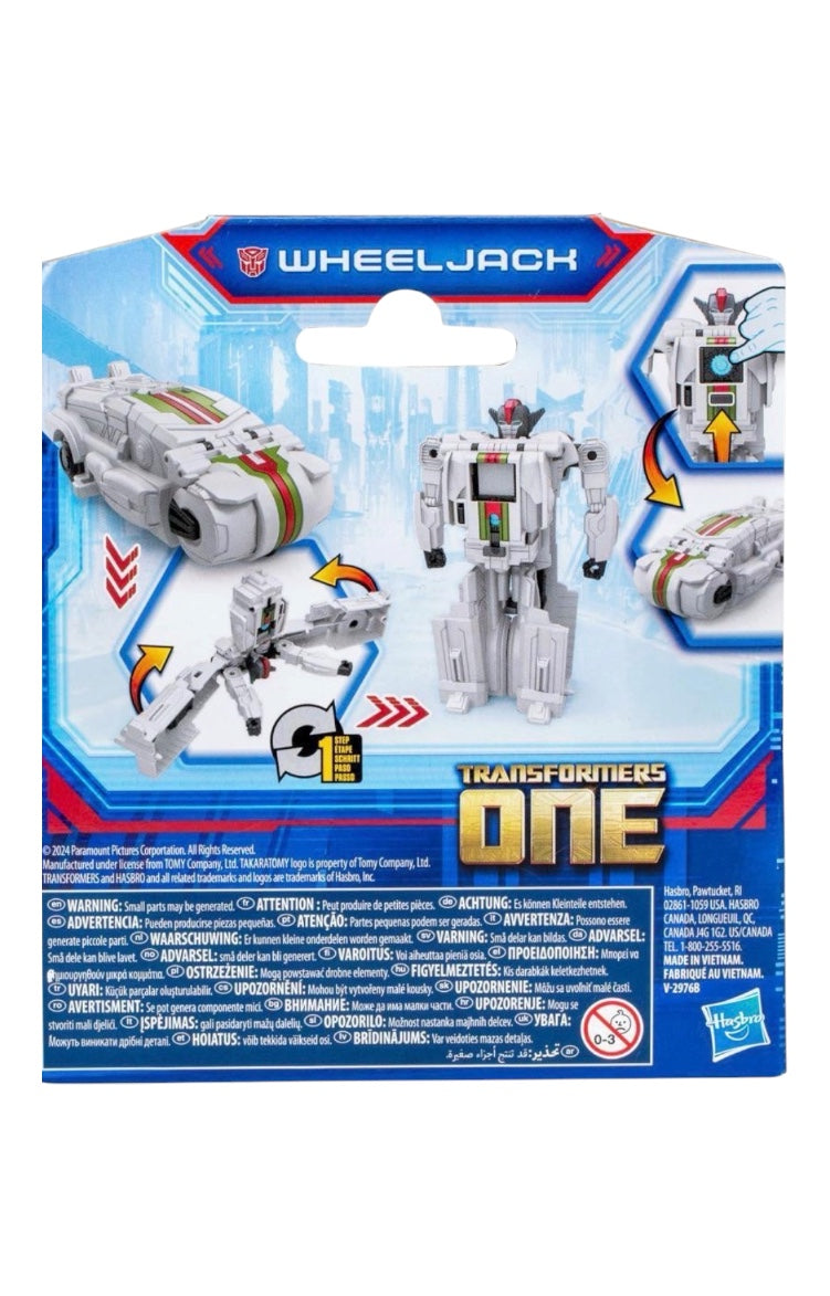 Hasbro Transformers One Wheel Jack Action Figure.