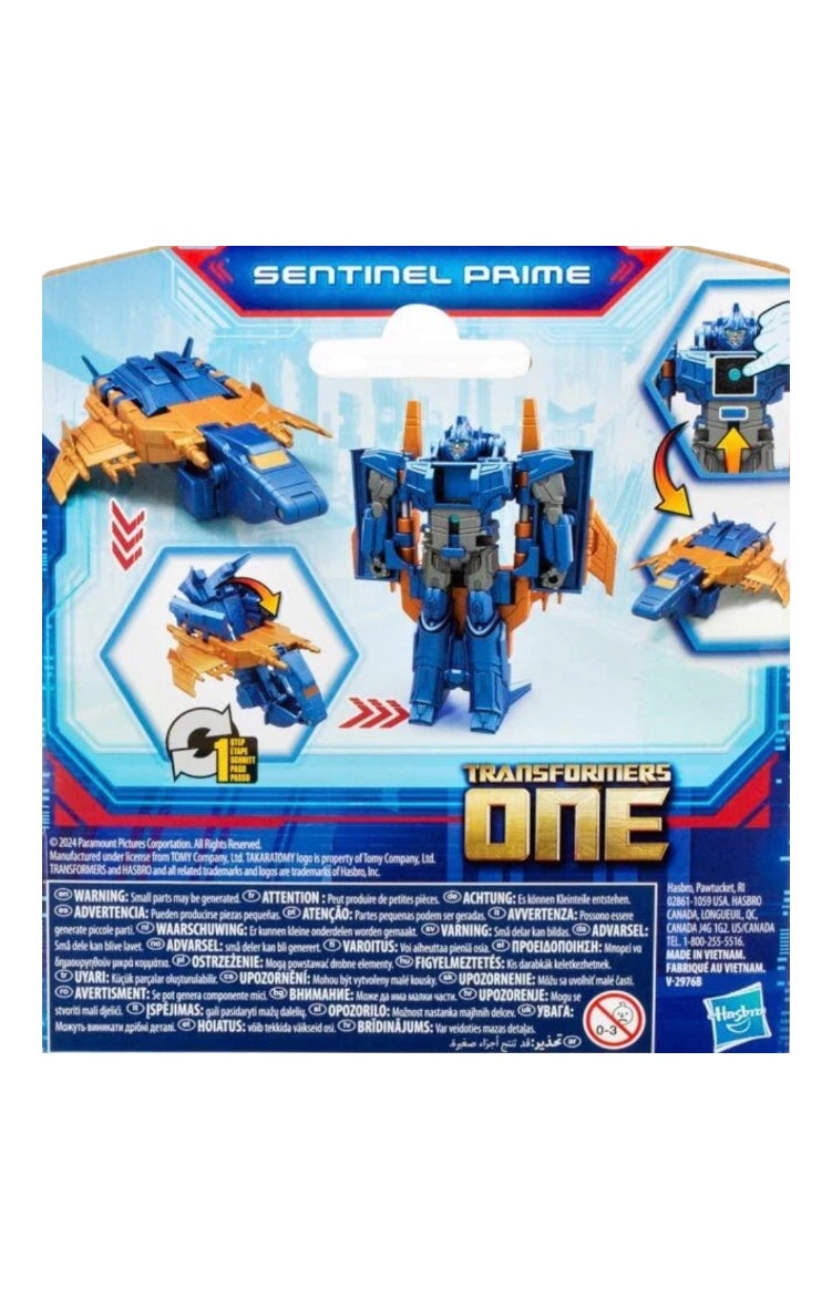 Hasbro Transformers One Sentinel Prime Action Figure.