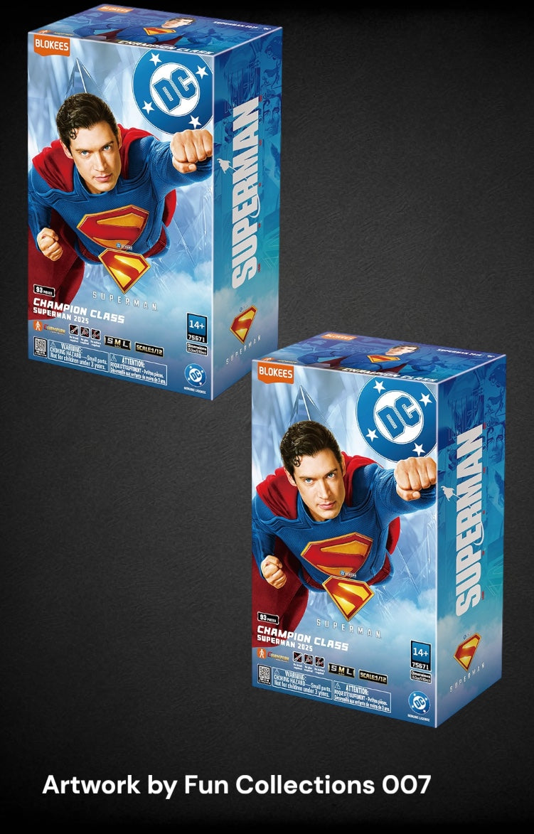 New DC Hero Champion Superman Model Figure.