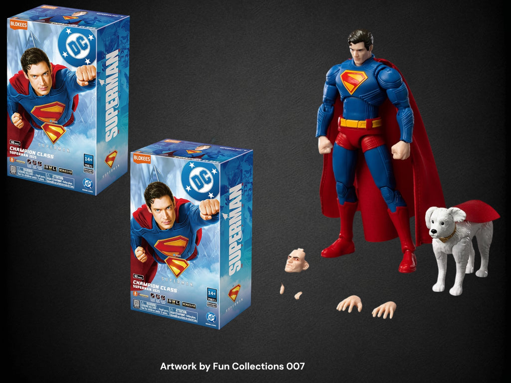 New DC Hero Champion Superman Model Figure.