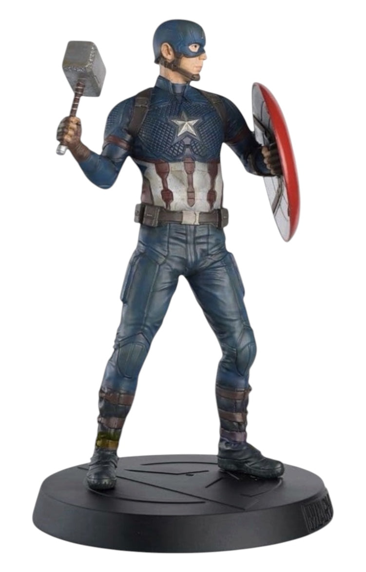 Eaglemoss Hero Collector Heavyweights Marvel Avengers Endgame Captain America Metal Statue.