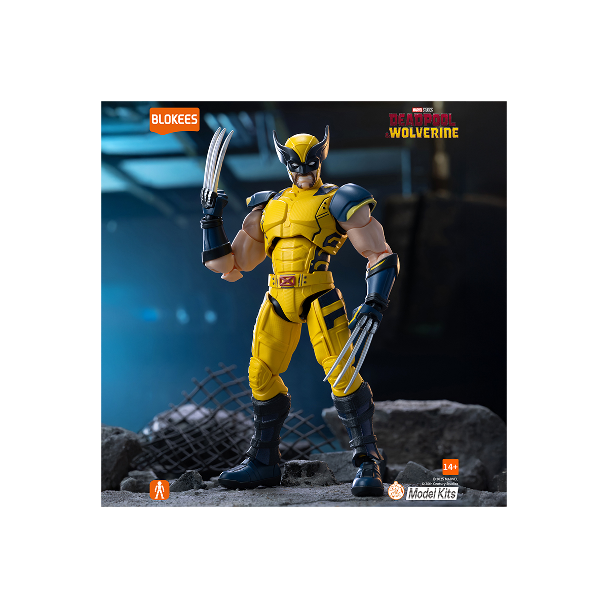 New MARVEL HEROS BLOKEES CHAMPION CLASS 05 WOLVERINE.