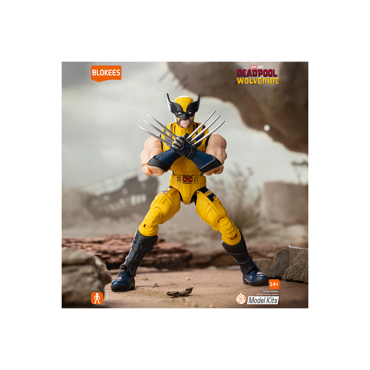 New MARVEL HEROS BLOKEES CHAMPION CLASS 05 WOLVERINE.