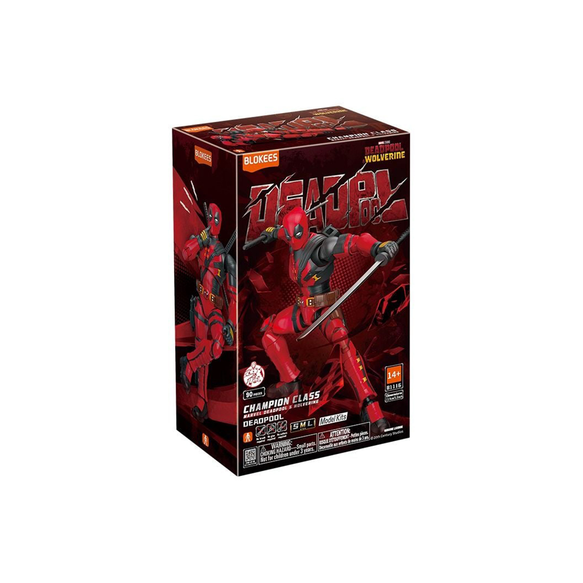 NEW MARVEL HEROS BLOKEES CHAMPION CLASS 04 DEADPOOL