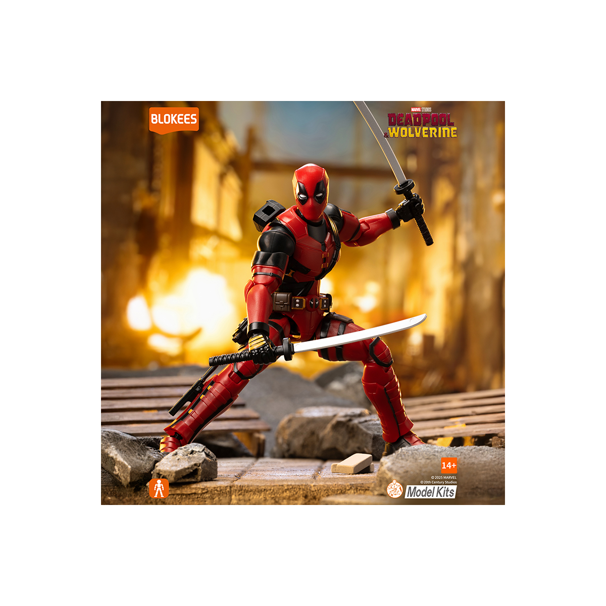 NEW MARVEL HEROS BLOKEES CHAMPION CLASS 04 DEADPOOL