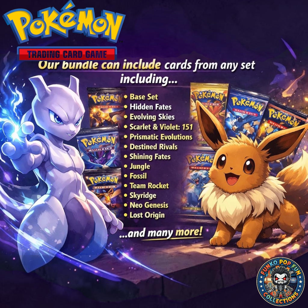 Pokémon Card Bundle – 50 Card Pack All UK Stock.