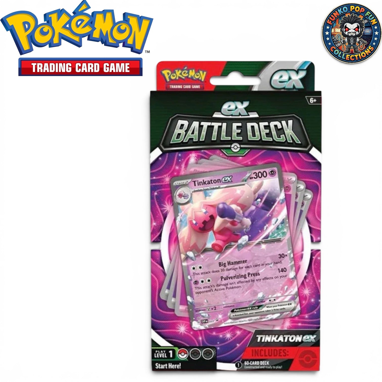 Pokémon TCG: Tinkaton ex Battle Deck Ready-to-Play 60-Card Deck.