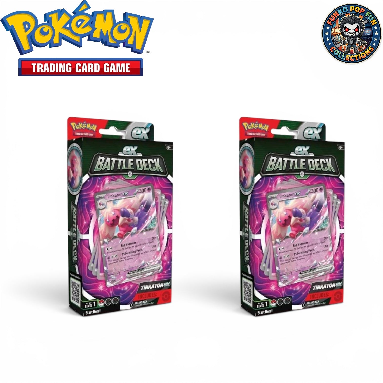 Pokémon TCG: Tinkaton ex Battle Deck Ready-to-Play 60-Card Deck.